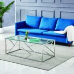 Table Basse Geomag Inox Transparent 120x60x45 Cm