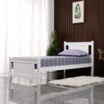 Lit Batna En Bois Blanc 90x190cm