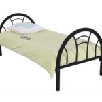 Lit Metal Oscar Noir 90x190cm