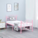 Lit Metal Rose Julie 90x190cm