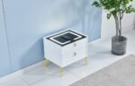 TABLE DE CHEVET AVEC LED ET CHARGEUR INDUCTION – Image 3