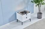 TABLE DE CHEVET AVEC LED ET CHARGEUR INDUCTION – Image 4