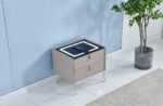TABLE DE CHEVET AVEC LED ET CHARGEUR INDUCTION – Image 11