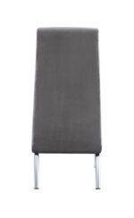 Lot De 4 Chaises Fate En Velours Gris – Image 2