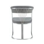 Lot De 2 Chaises Brittany Chrome Gris Silver – Image 4