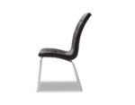 Lot De 6 Chaises Emma Similicuir Noir – Image 5