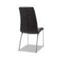 Lot De 6 Chaises Emma Similicuir Noir – Image 3