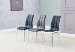 Lot De 6 Chaises Emma Similicuir Noir – Image 6