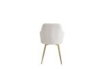 Lot De 2 Chaises Canvas Gold Velours Beige – Image 3