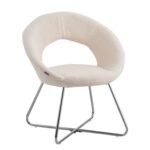 Lot De 4 Chaises Bubble Chrome Molletonne Doudou