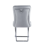 Lot De 2 Chaises Josephine Chrome Anthracite – Image 3