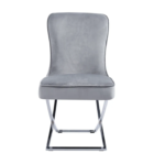 Lot De 2 Chaises Josephine Chrome Anthracite – Image 4