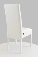 Lot De 2 Chaises Kira  Blanc Pieds Laque – Image 2