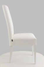 Lot De 2 Chaises Kira  Blanc Pieds Laque – Image 3