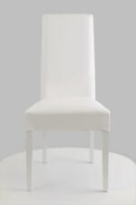 Lot De 2 Chaises Kira  Blanc Pieds Laque – Image 4