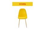 Lot De 4 Chaises Scandinave Abeille Gold Velours Jaune