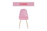 Lot De 4 Chaises Scandinave Abeille Gold Velours Rose