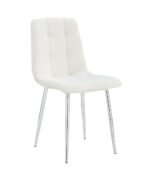 Lot De 4 Chaises Elisa Chrome Doudou