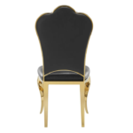 Lot De 4 Chaises Sakura Gold Noir – Image 3