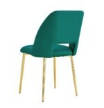 Lot De 4 Chaises Ava Gold Velours Vert – Image 4