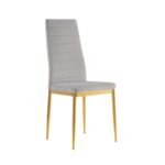 Lot De 6 Chaises Tolia Gold Velours Moka