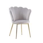 LOT DE 2 CHAISES NYMPHEA GOLD VELOURS – Image 6