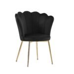 LOT DE 2 CHAISES NYMPHEA GOLD VELOURS – Image 4