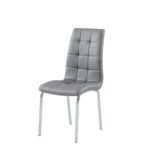 Lot De 6 Chaises Emma Velours Gris