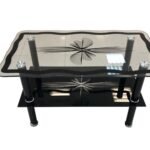 Table Basse Ines Noir 74x45x43cm