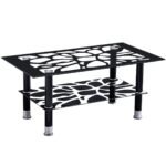 Table Basse Carinne Noir 100x55x43cm