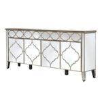 Buffet Miroir Venitien 4 Portes 200x40x87cm