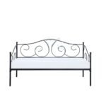 Lit Gigogne En Metal Noir 90x190 Cm – Image 4