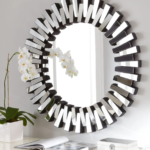 Miroir Rond Soleil New 80Cm