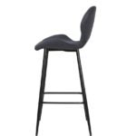 Lot De 4 Tabourets De Bar Prado Gris – Image 3