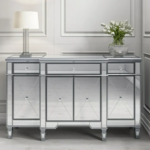 Buffet Miroir Romane 4 Portes 165 x 45 x 91,5 cm
