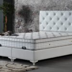 Lit coffre en simili cuir INCI