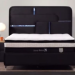 Lit coffre en velours SLEEP MAKER