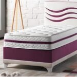 Lit coffre en velours 90x190 cm TALYA