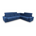 Canapé d'angle réversible 5 places en tissu anti-tache FEWA