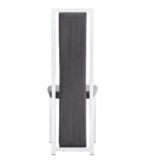 Lot De 6 Chaises Dana Chrome Velours Gris – Image 4