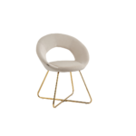 Lot De 4 Chaises Bubble Gold Ecru