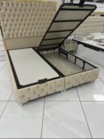 Lit coffre en velours 160x200 cm HANZADE – Image 8